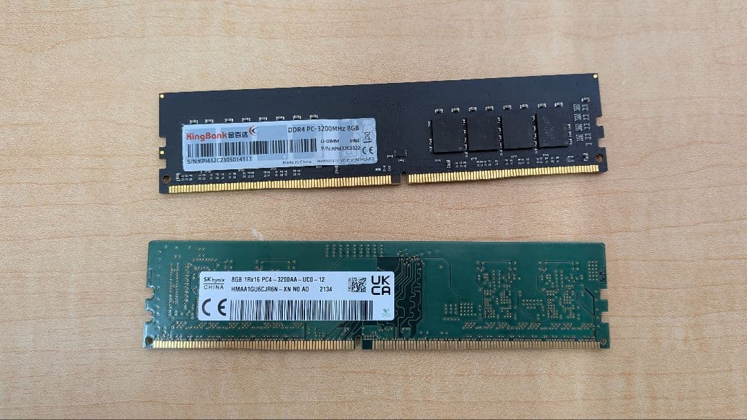 DDR4 8GB 3200MHz メモリ 2枚セット