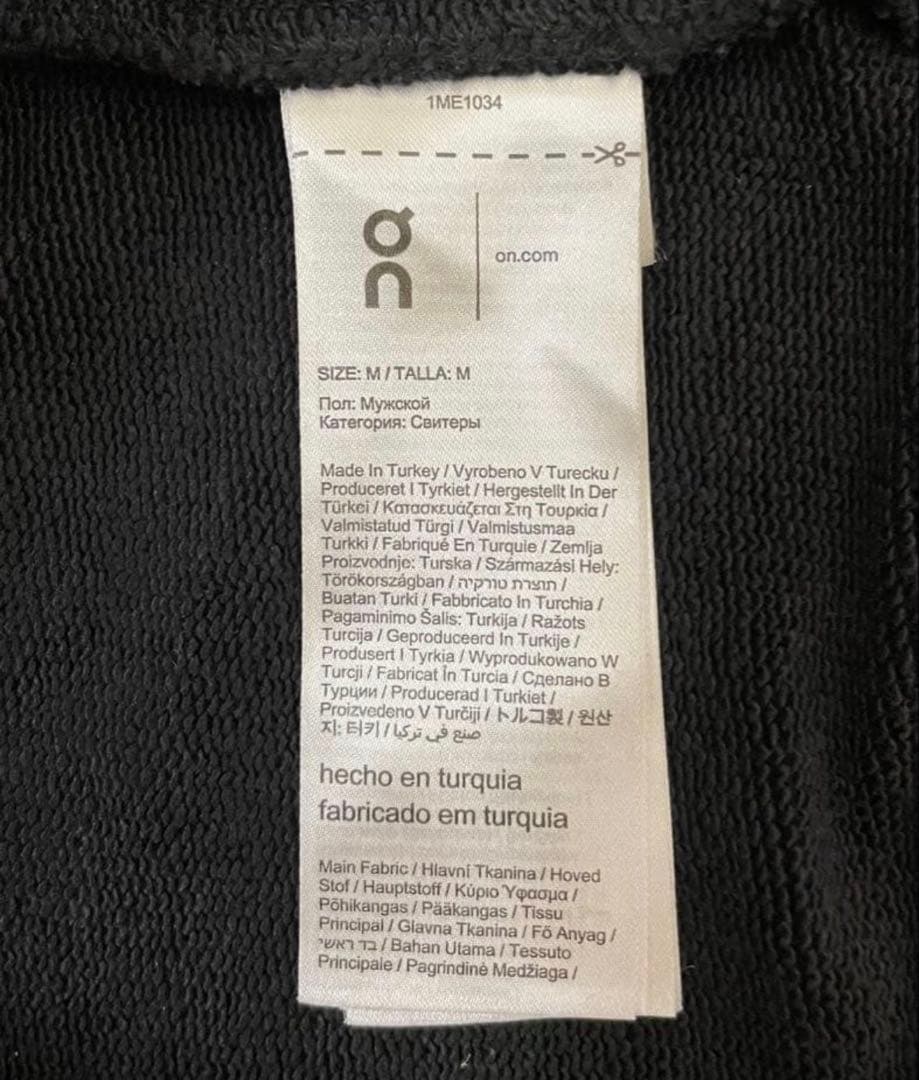 は*ら様 希少　On オン　スウェット　上下　セットアップ　ブラック