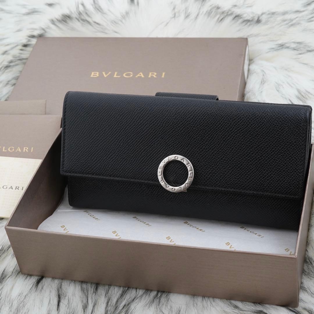 未使用品　箱付き　BVLGARI ブルガリ　長財布　ビーゼロワン　ブラック　人気