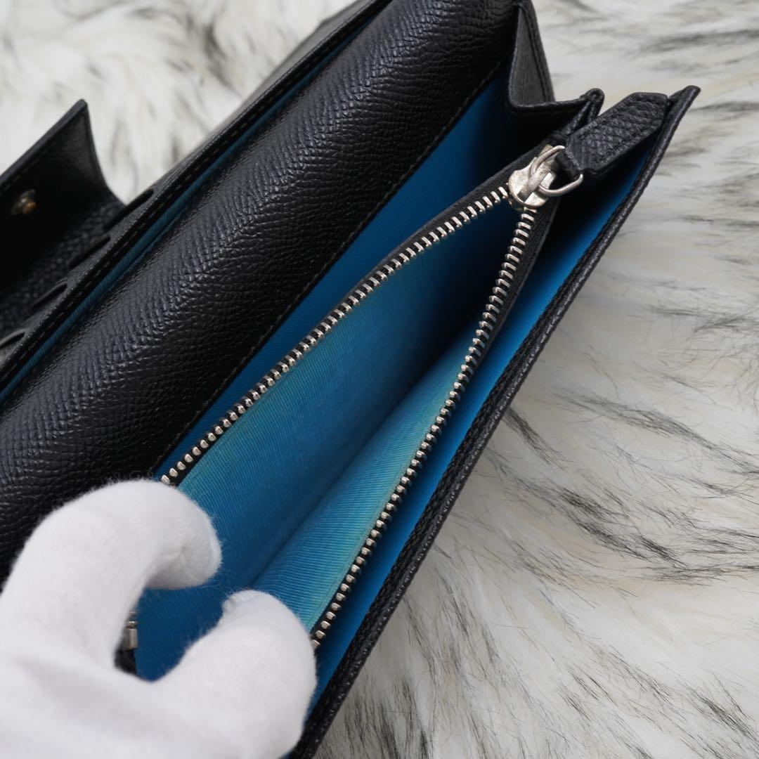 未使用品　箱付き　BVLGARI ブルガリ　長財布　ビーゼロワン　ブラック　人気