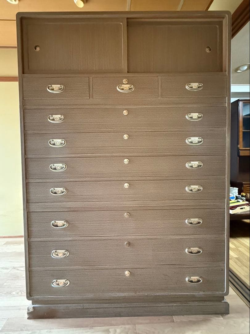 桐箪笥 伝統工芸士 館農 義明 着物箪笥 和箪笥　美品　鍵付き