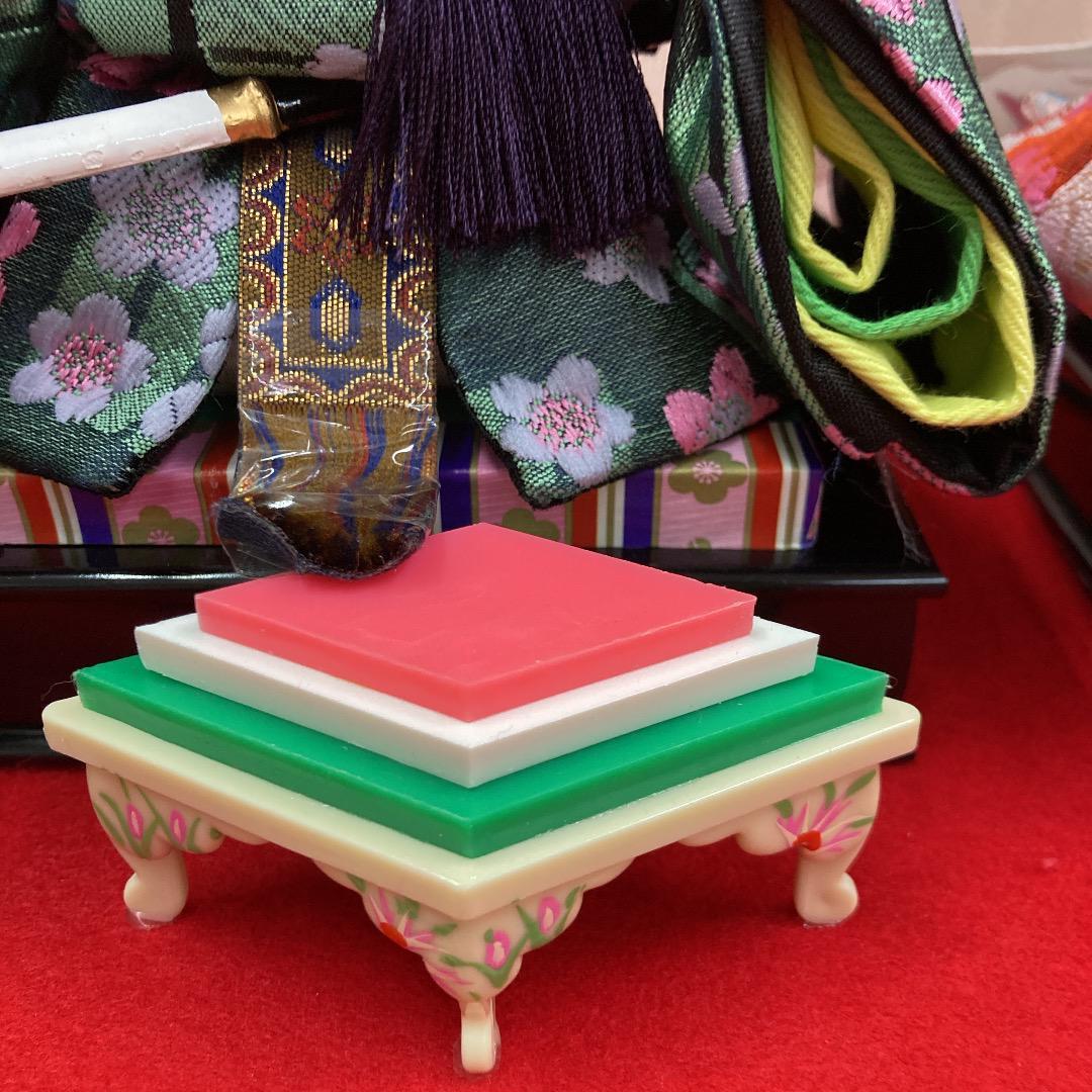 K６ 美品！可愛いケース人形　巾42㎝位　親王ケース　ひな人形ケース