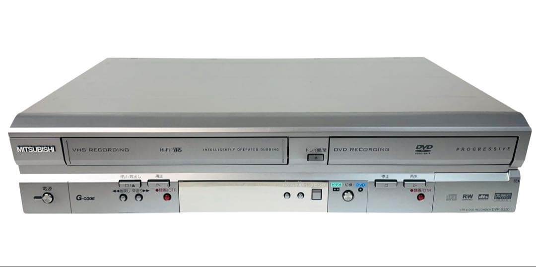 三菱電機 ダビング機能搭載 VHS一体型 DVDレコーダー DVR-S320