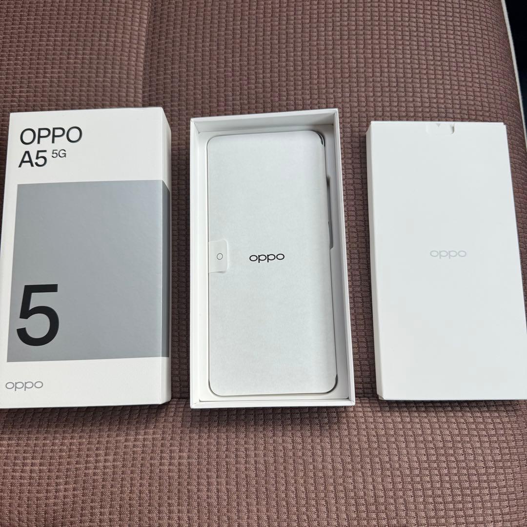 開封のみ未使用　OPPO A5 5G 本体