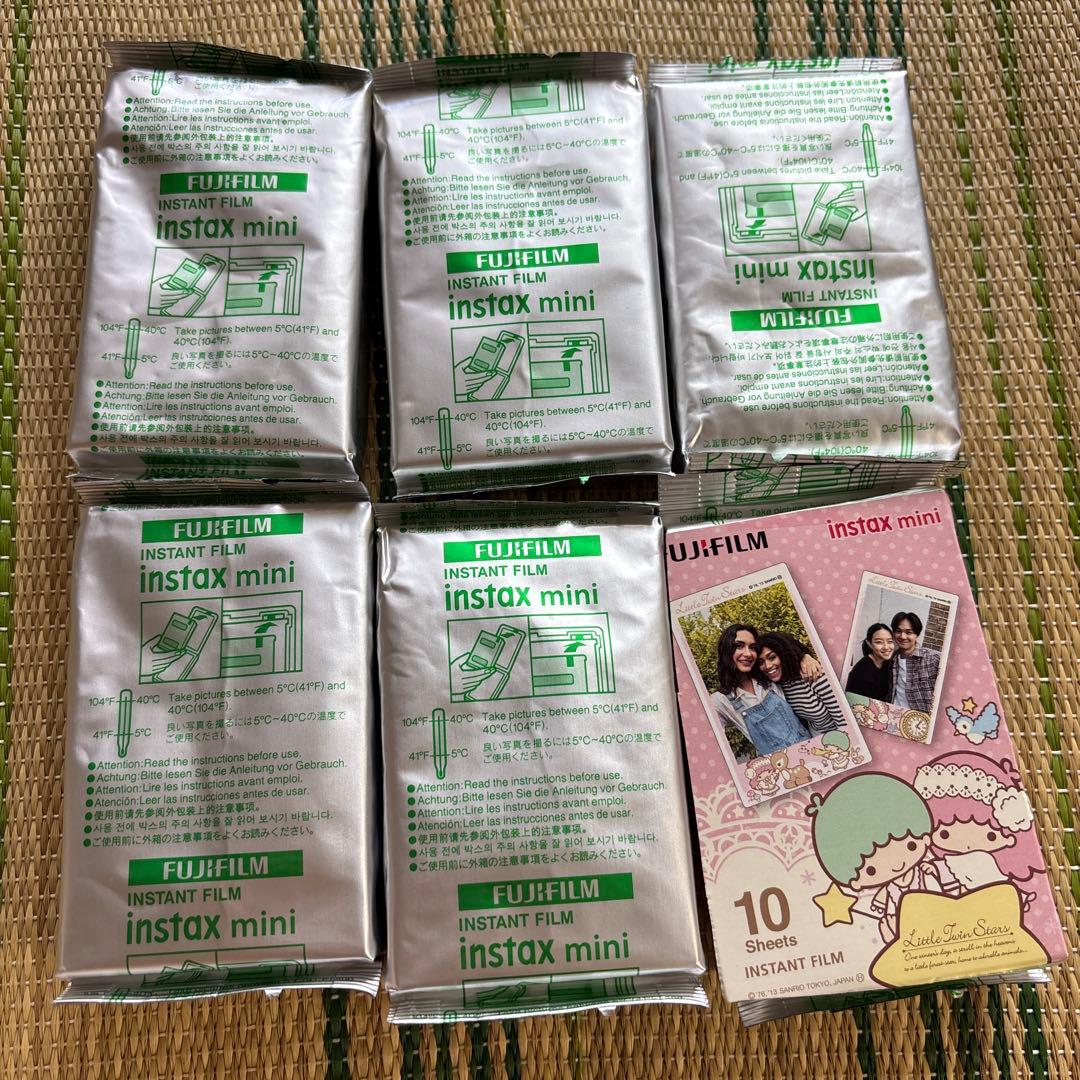 FUJIFILM instax mini インスタントフィルム 6個