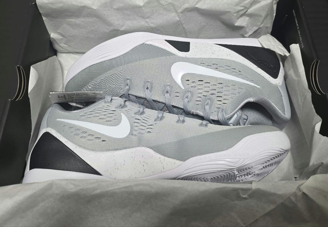 コービー 9 エリート LOW EM プロトロ 27.5cm グレー バッシュ