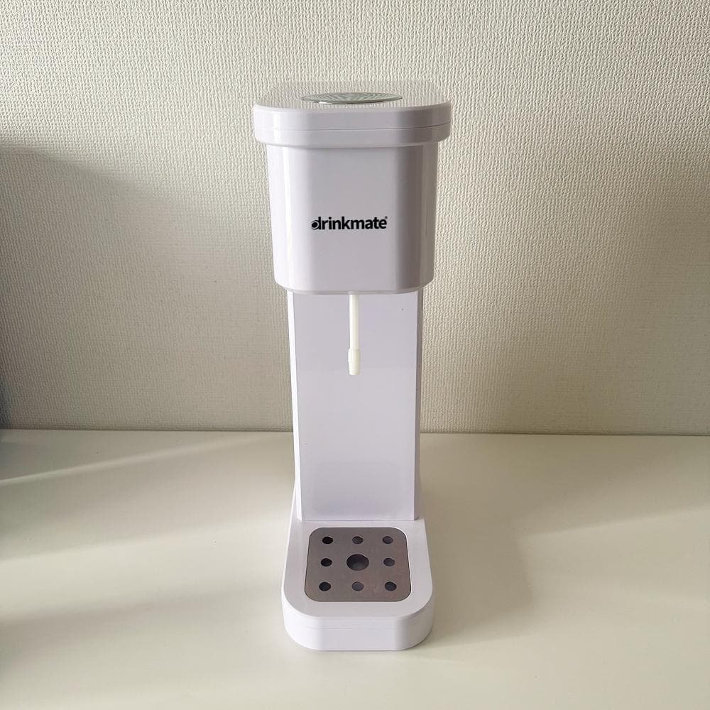 drinkmate ホワイト 水専用モデル ガスシリンダー＆専用ボトル付き