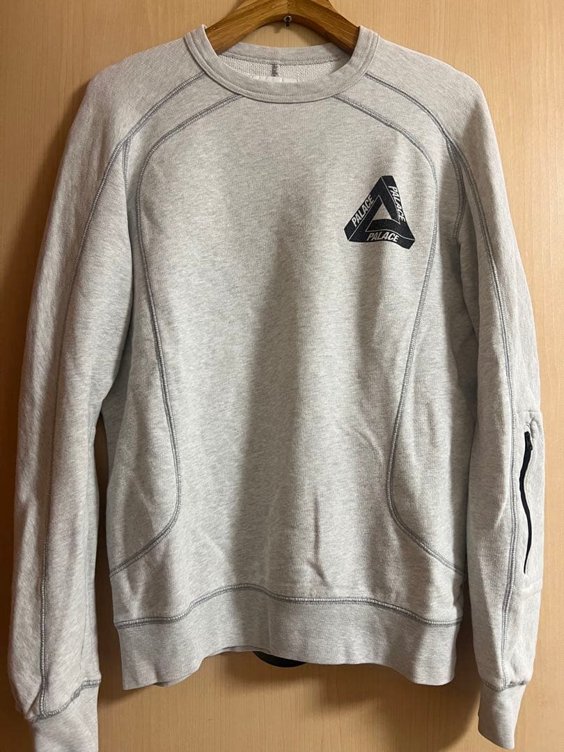 PALACE グレー スウェットシャツ Sサイズ