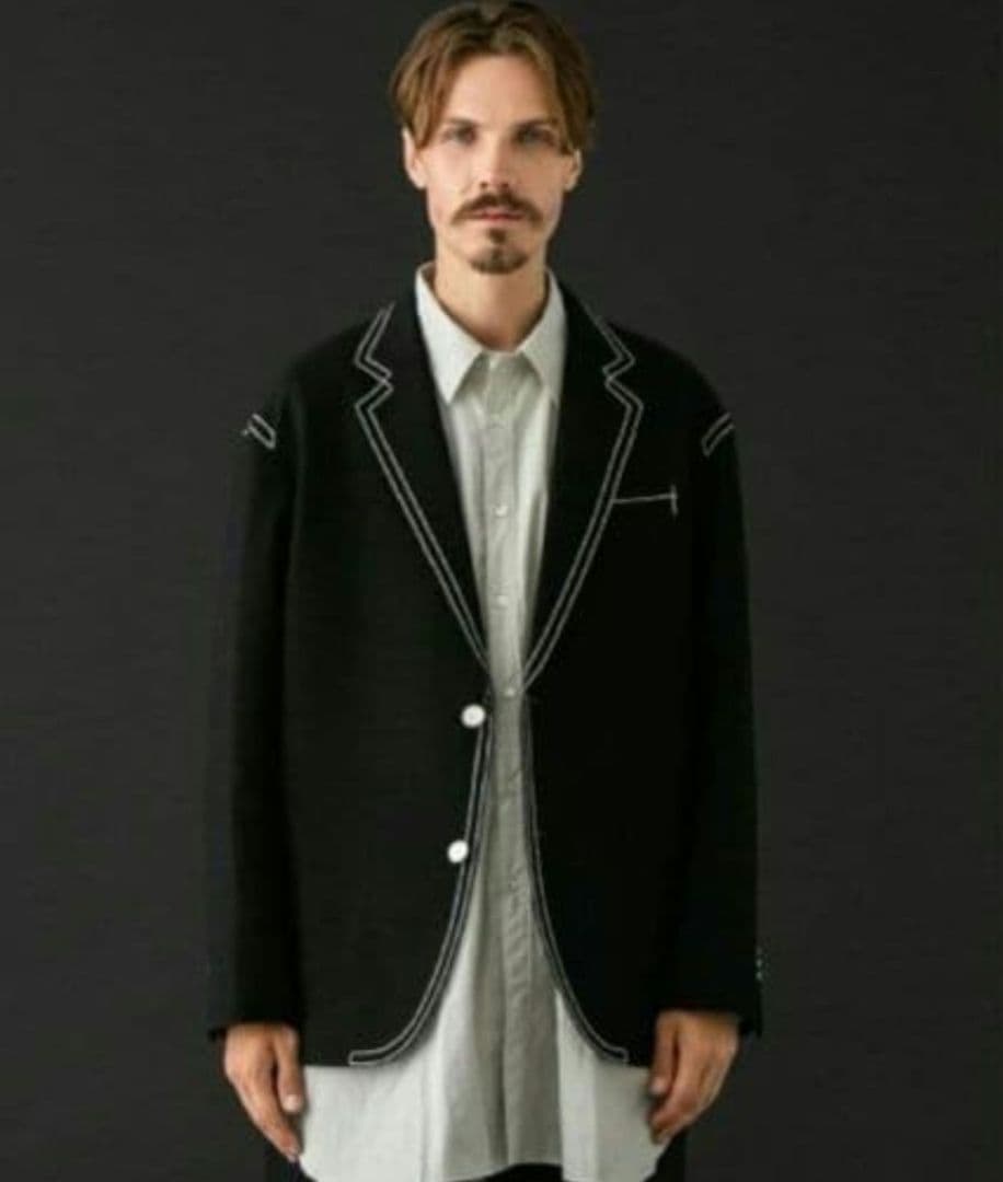 UNITED TOKYO　0ステッチブラックブレザー　XL