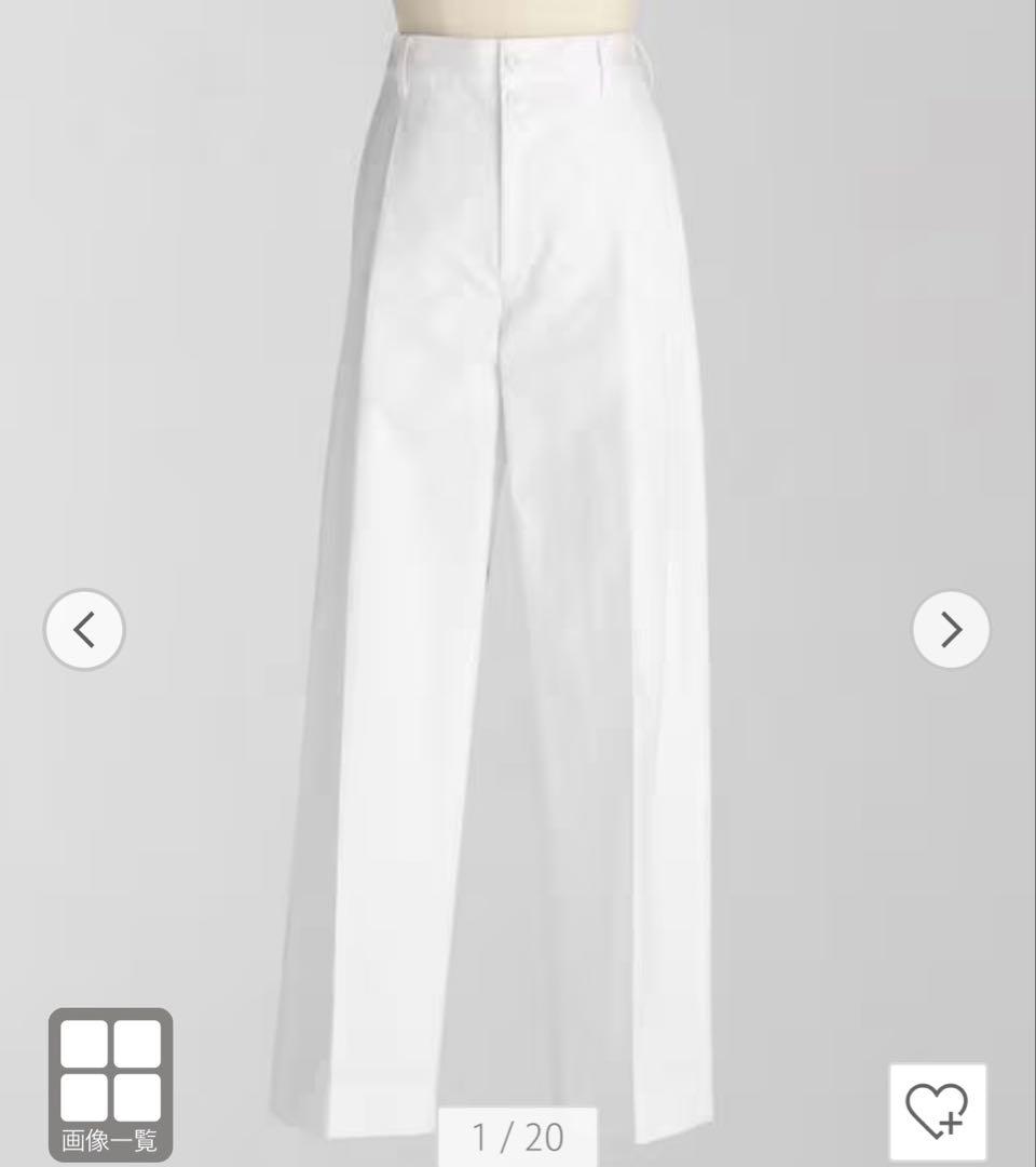 LOEFF ロエフ ツイル2タックパンツ