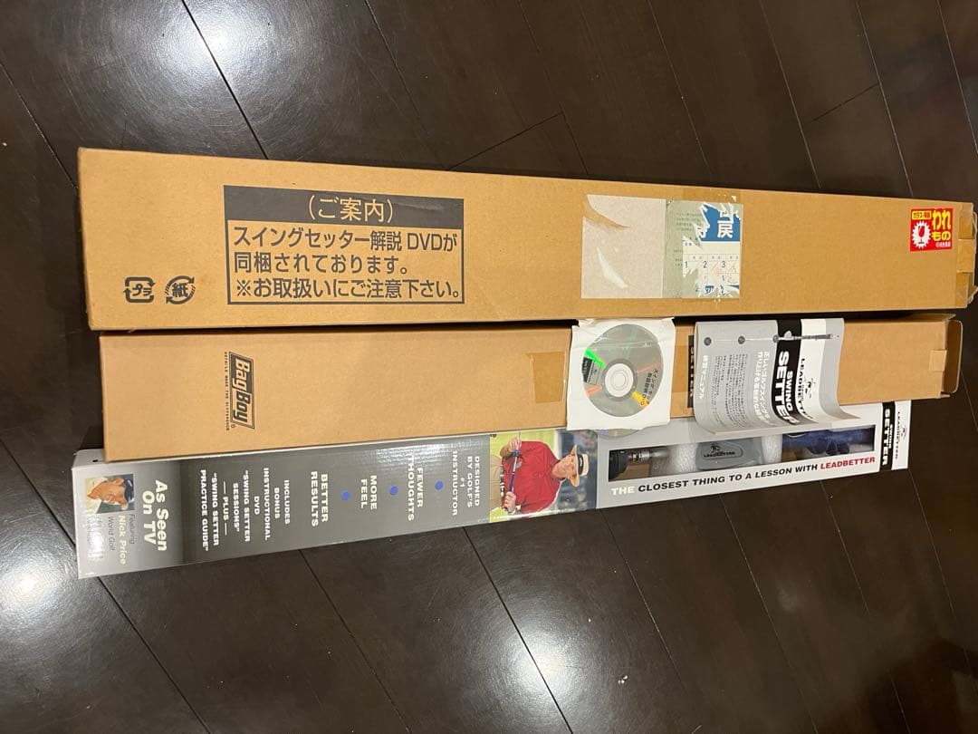 【未使用箱入り】スイングセッター★練習器具★ 日本語説明書&DVDつき