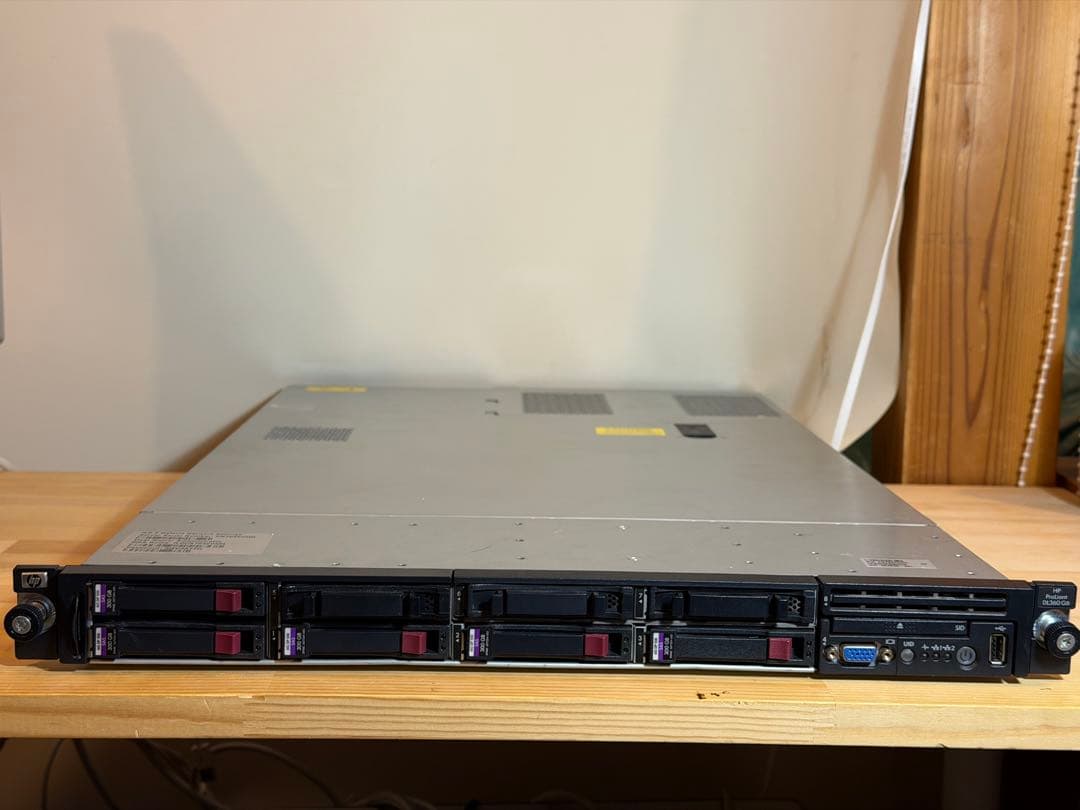 【通電確認済】HP ProLiant DL360 G6 HDD300GB ×5台