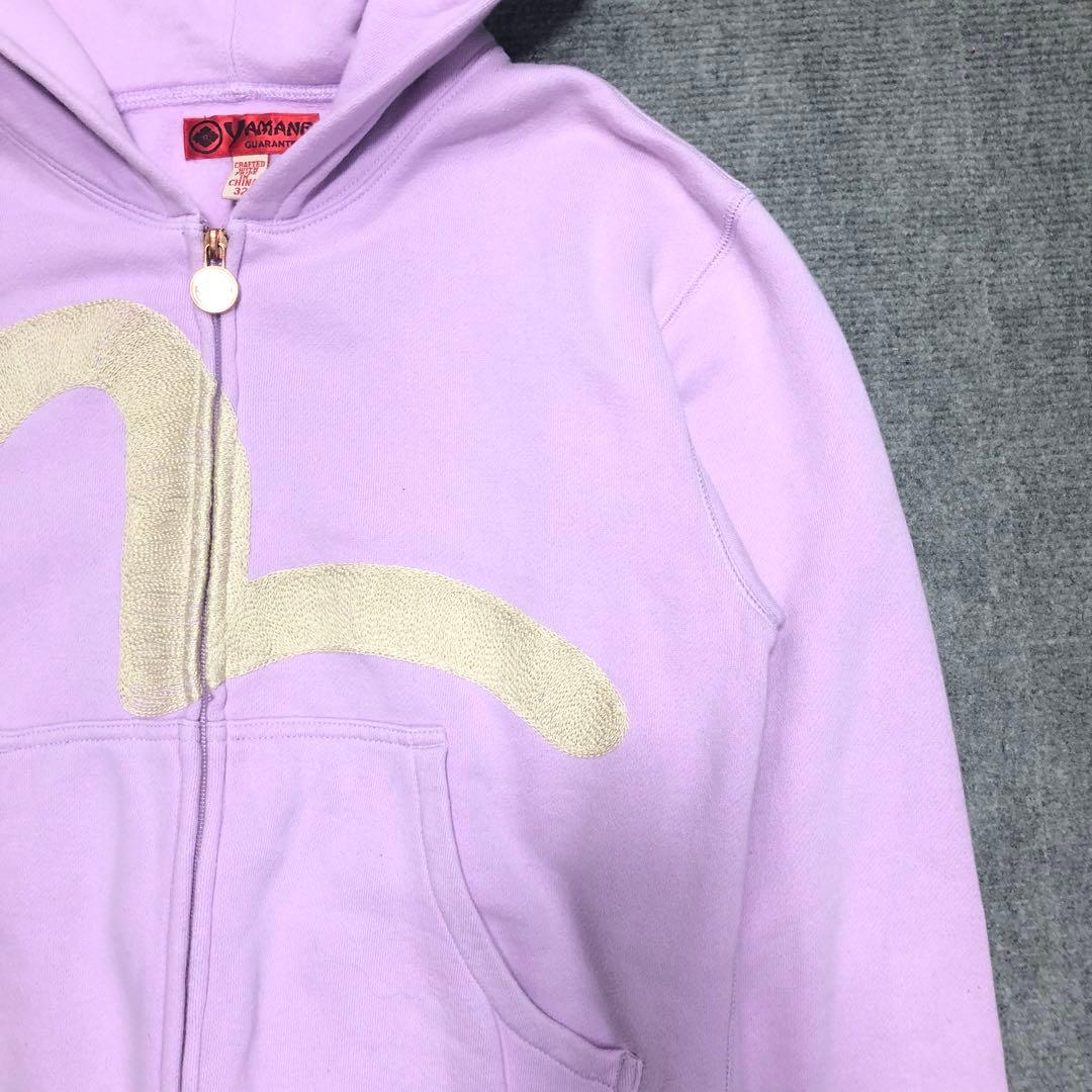 YAMANE EVISU ヤマネ エビス カモメ刺繍 パーカー ジップアップ