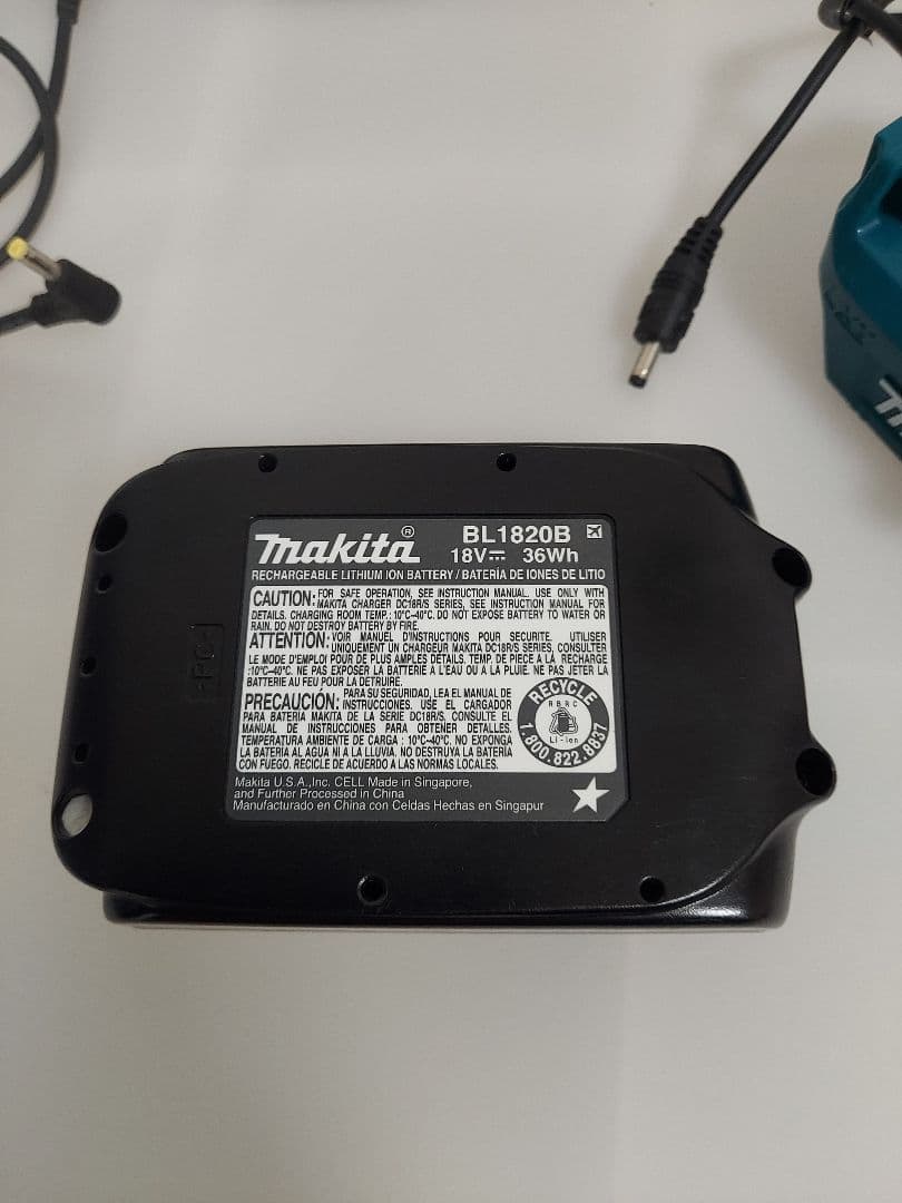 z*2様 マキタ 18V 2.0Ah BL1820B 空調服　ファン　ホルダ　フ