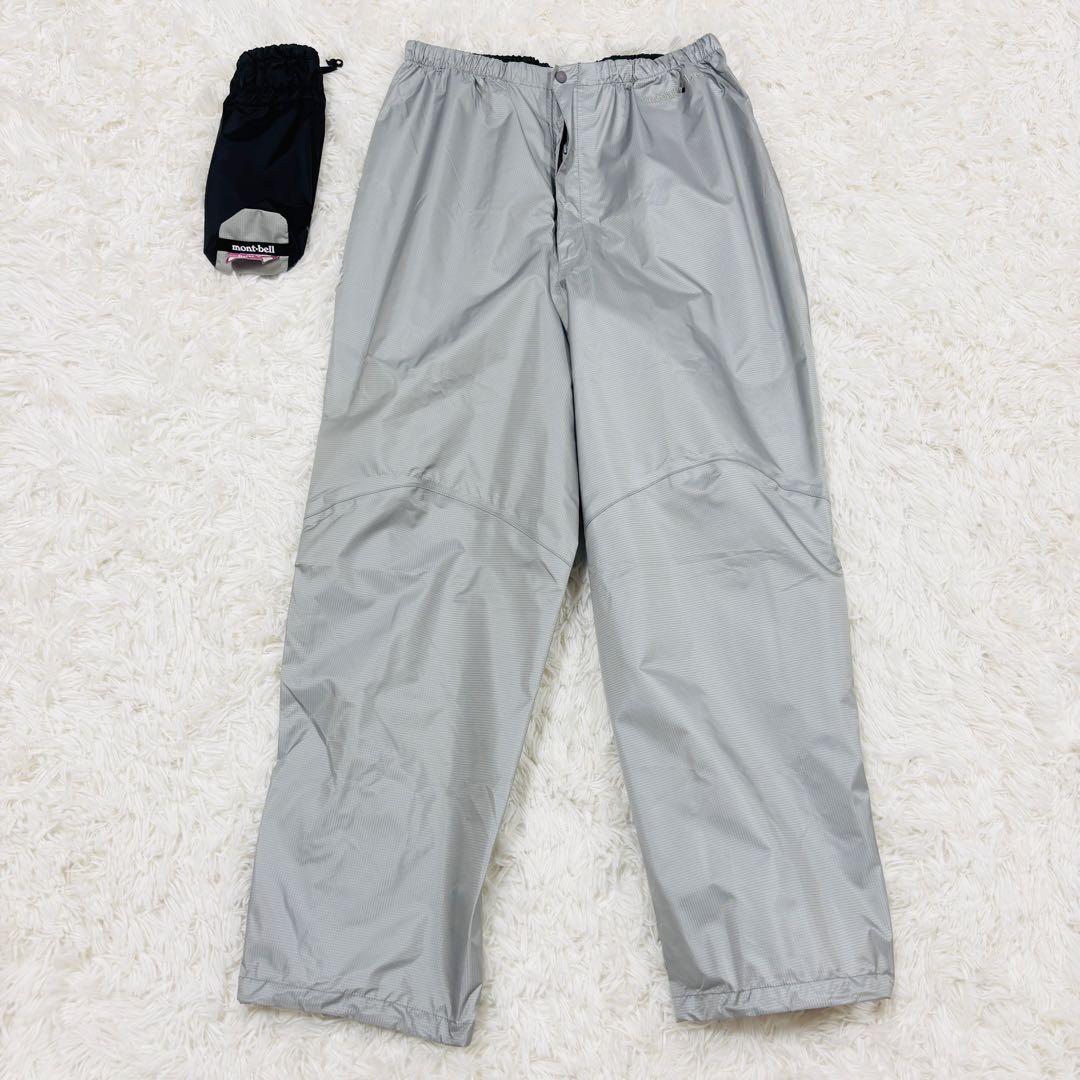 未着用　モンベル　ストームクルーザーパンツ　レインパンツ　ゴアテックス　ＸＬ－Ｓ