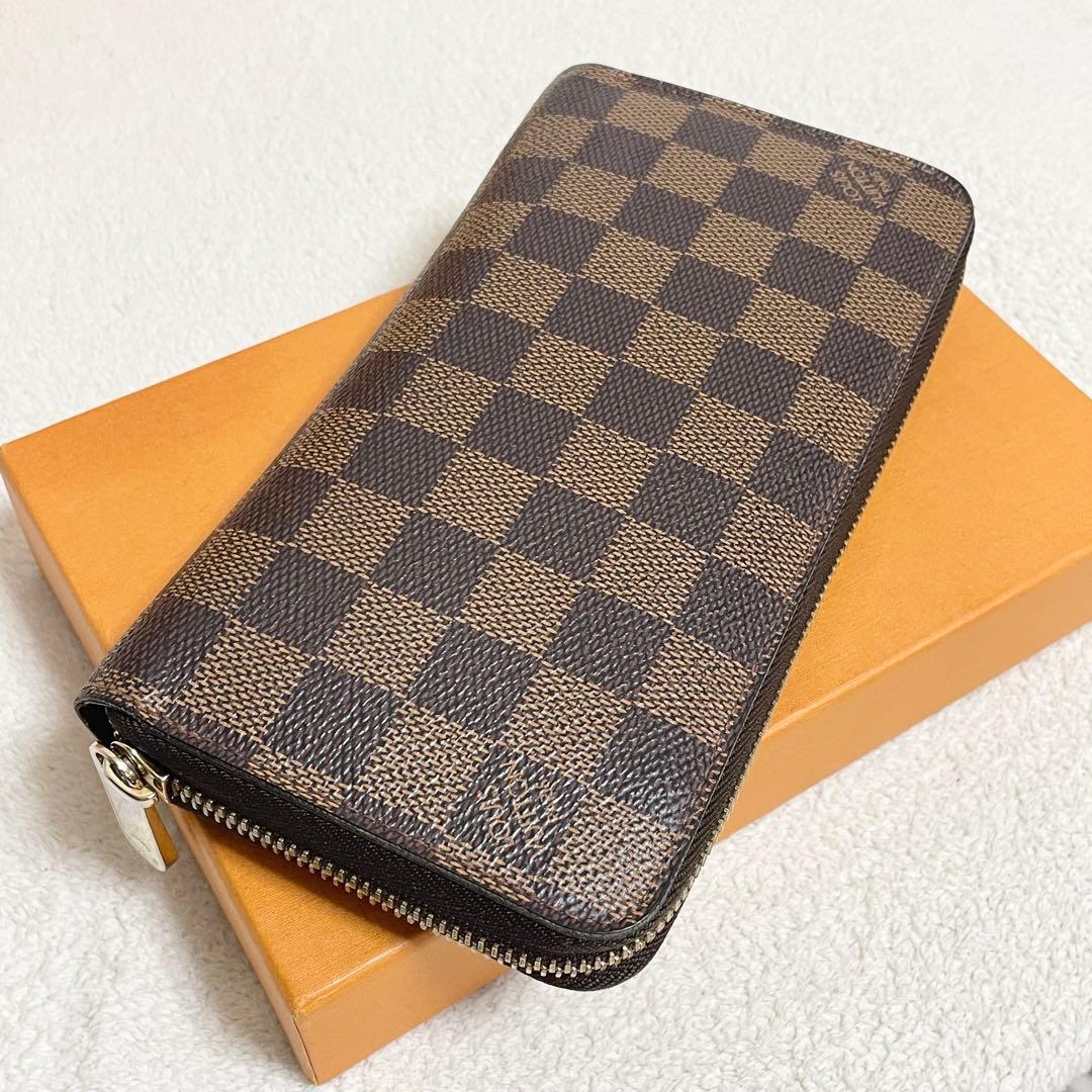 ルイヴィトン ダミエ　ジッピーウォレット　ラウンドファスナー 長財布