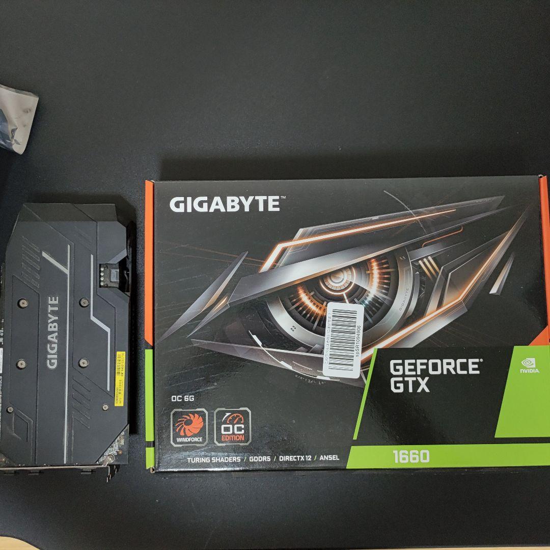 GIGABYTE GTX 1660 OC 6GB グラフィックボード　箱あり