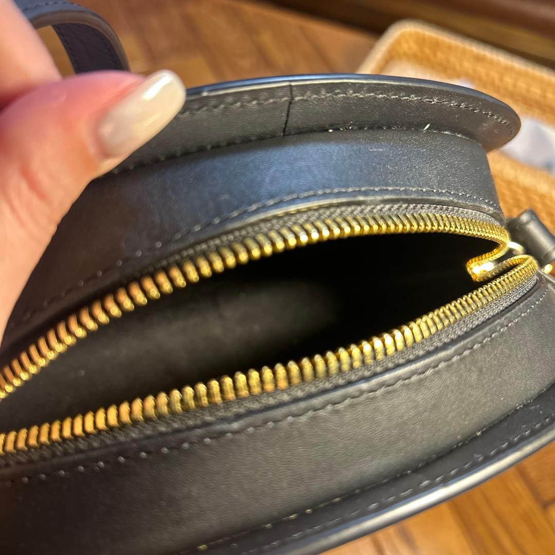 バッグ A.P.C mini Demi-Lune raffia crossbodybag