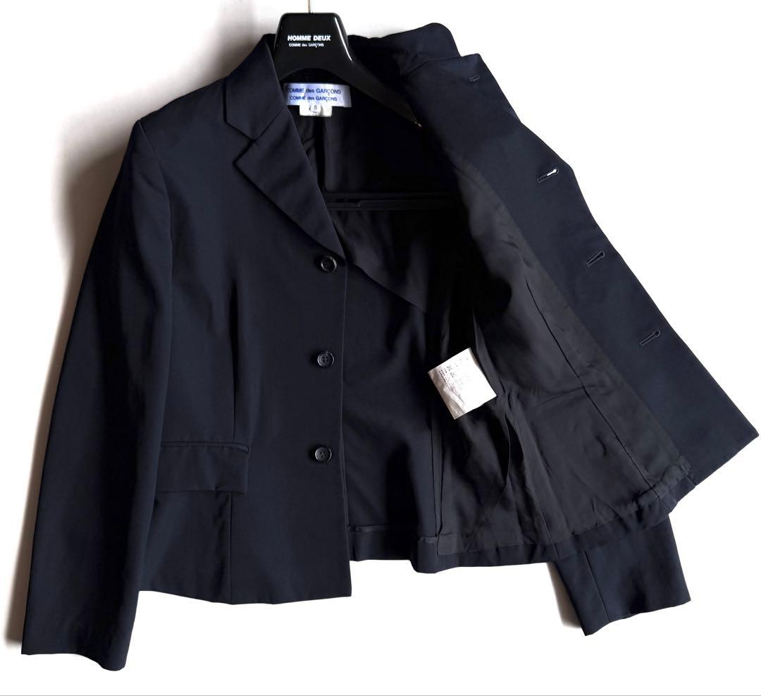 《美品》コムデギャルソン コムコム 定番 ジャケット ダークネイビー S