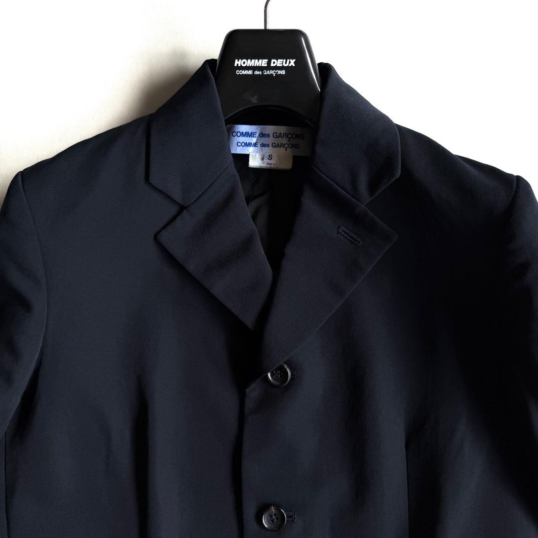 《美品》コムデギャルソン コムコム 定番 ジャケット ダークネイビー S