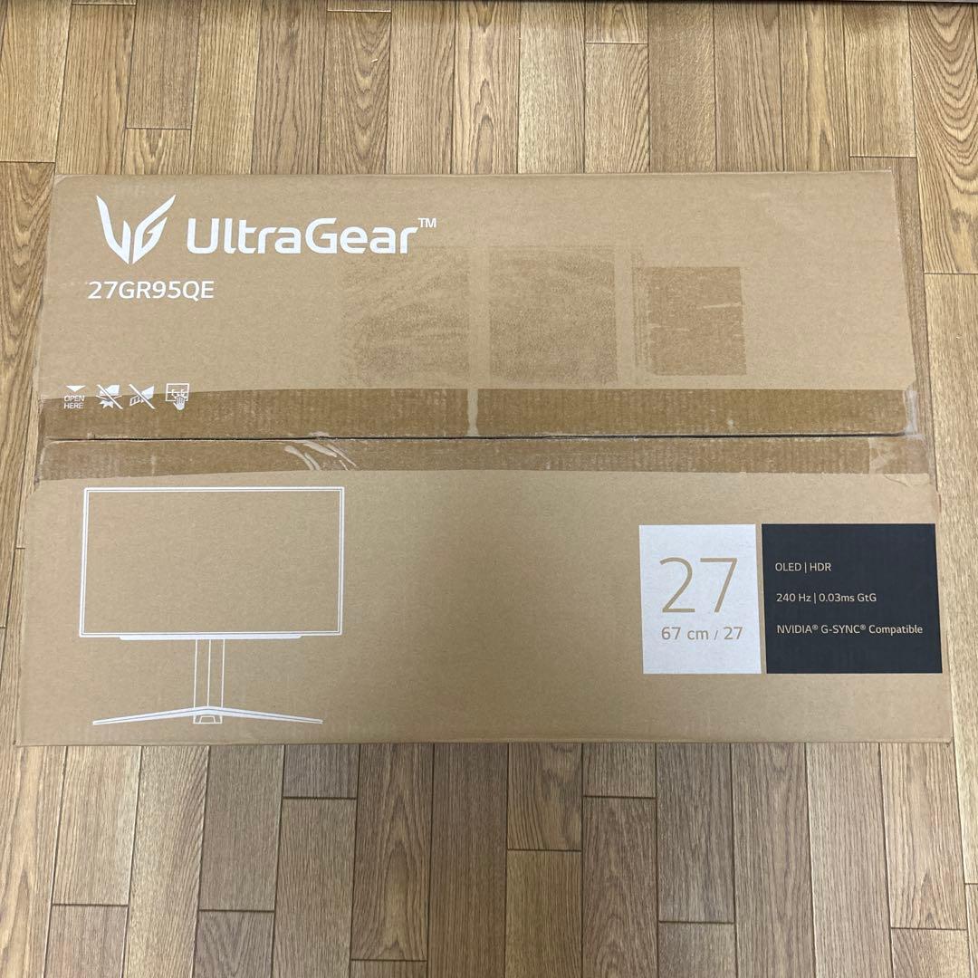 LGゲーミングモニター UltraGear 27GR95QE-B 26.5インチ