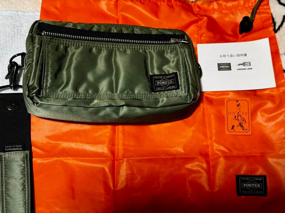 T*s様 吉田カバン PORTER PXTANKER オリーブグリーン ポーチ