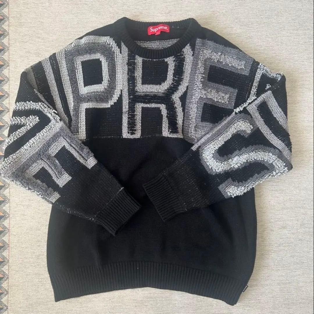 Supreme 21AW Chenille Logo Sweater セーター