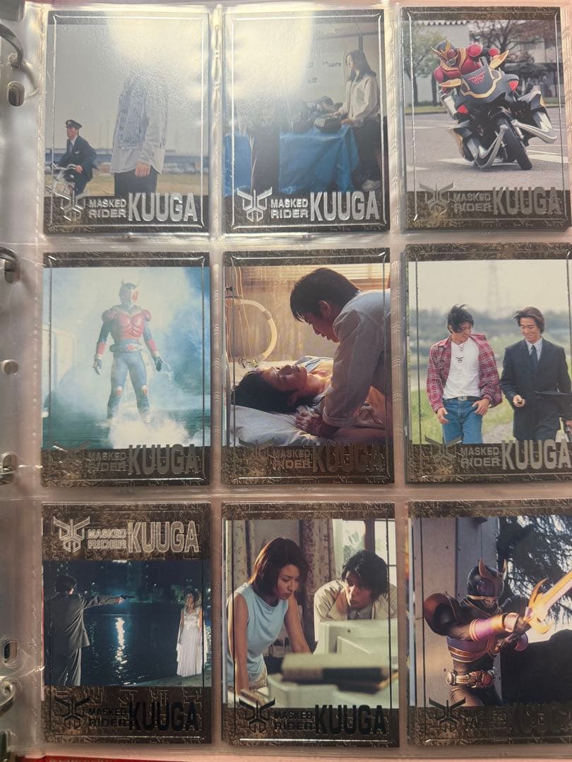 【美品】仮面ライダークウガ DVD全巻購入特典 特製カードフォルダとカードセット