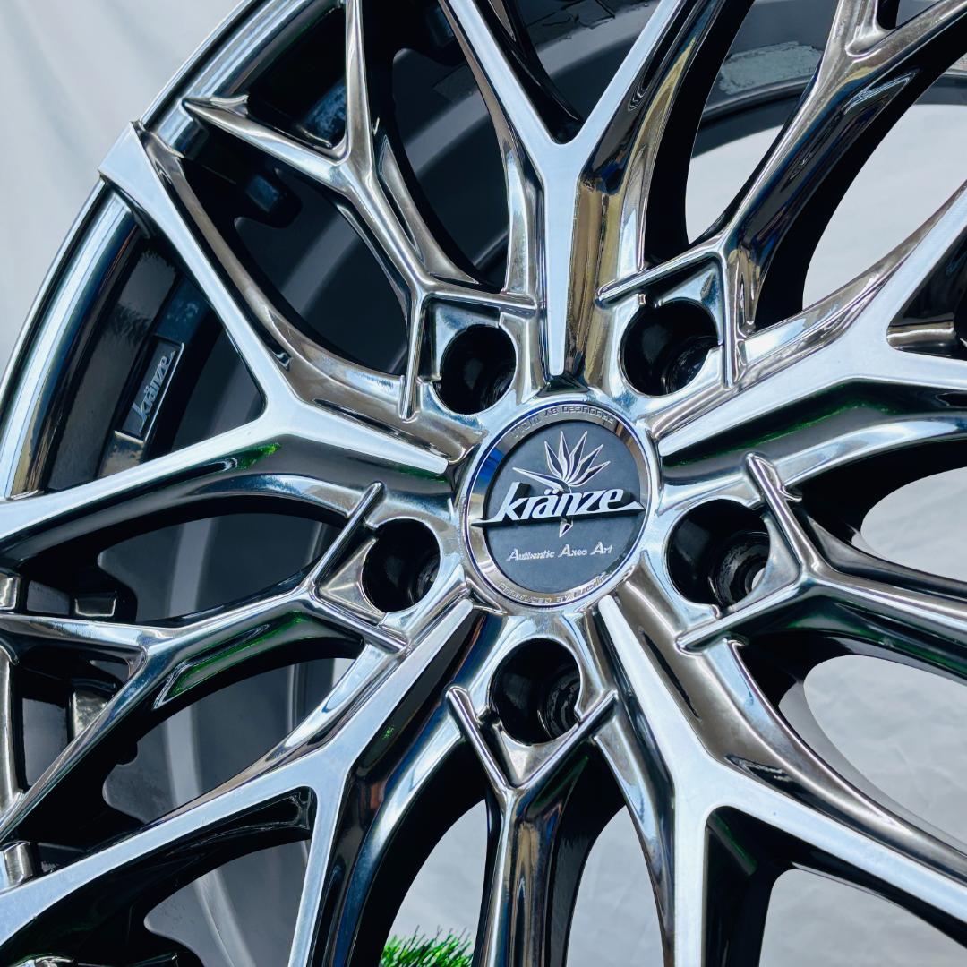 新品タイヤ付 weds クレンツェ ウィーバル 215/45R18 ヴォクシー