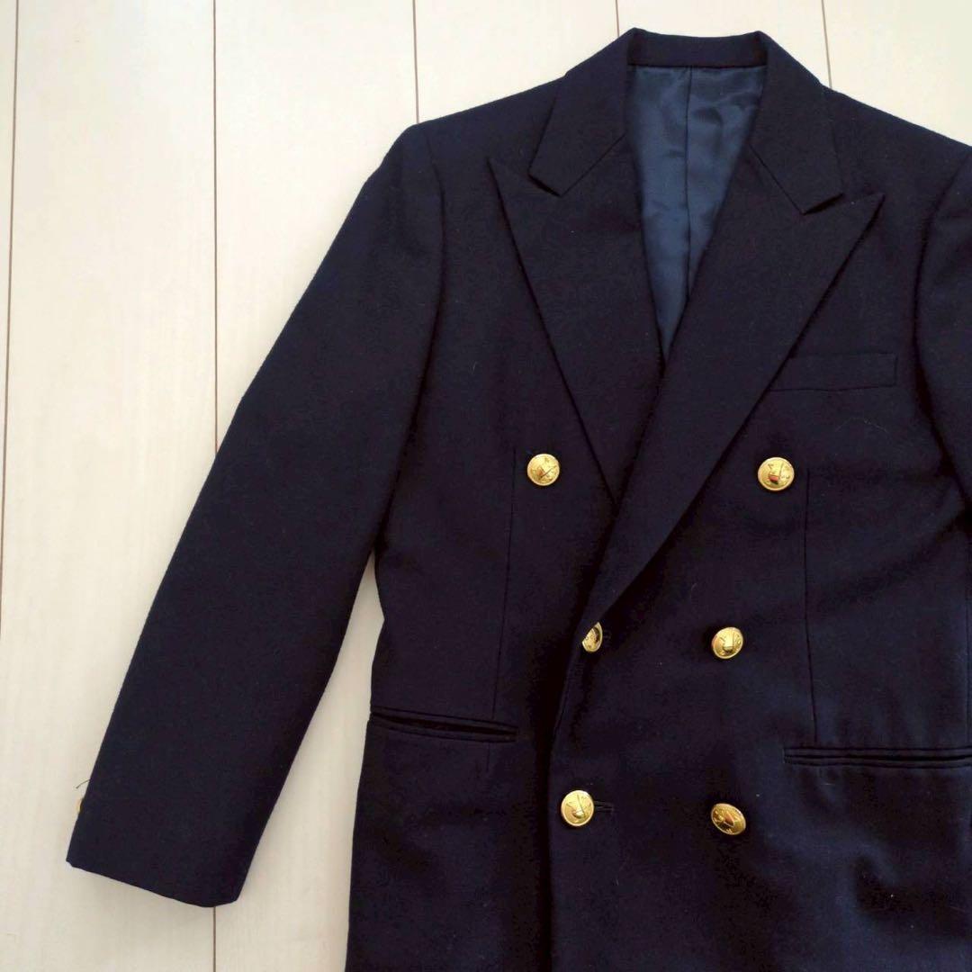 Ralph Lauren 紺ブレ　金ボタン　ダブルブレストジャケット ウール