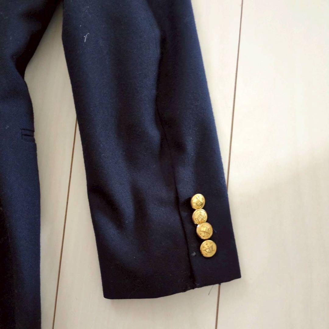 Ralph Lauren 紺ブレ　金ボタン　ダブルブレストジャケット ウール