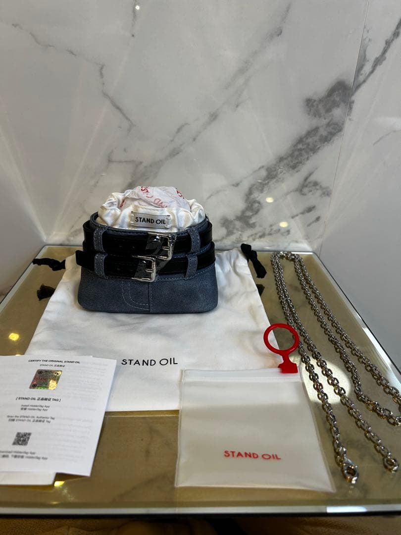 STANDOIL ミニバック　スタンドオイル　韓国　チェーン　ポーチ