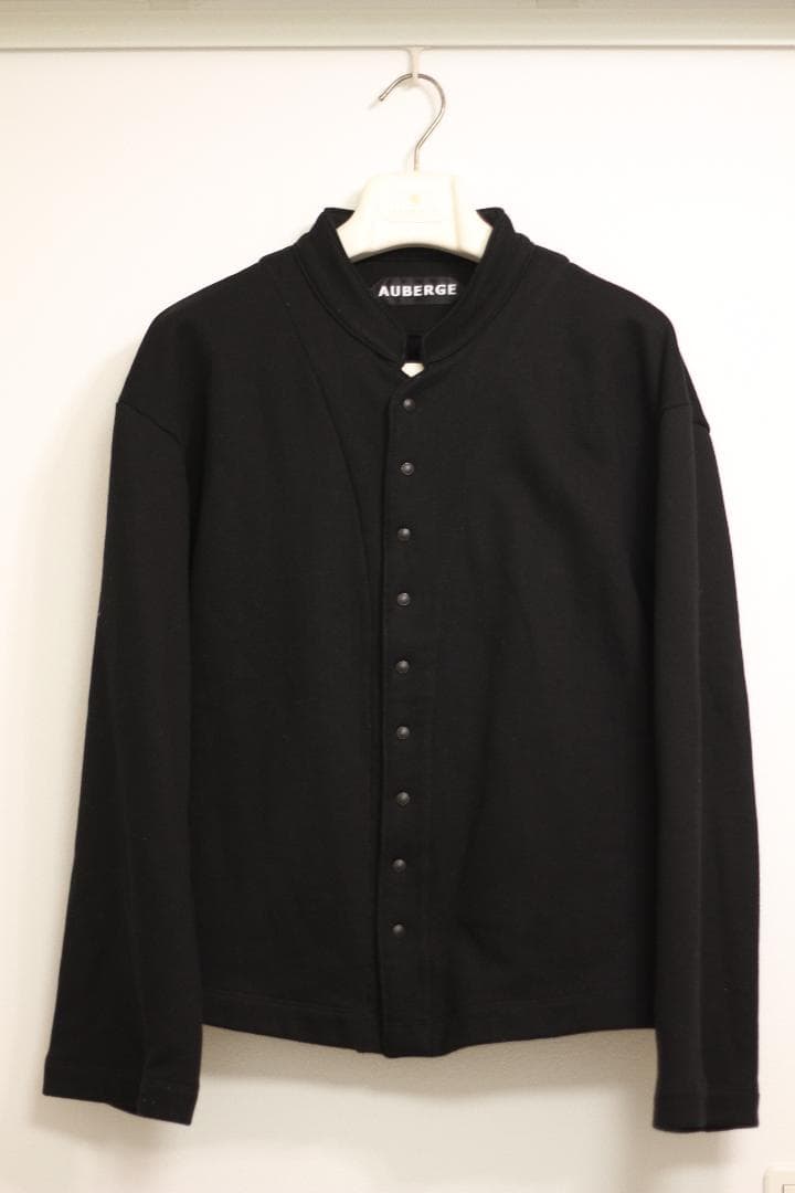 【美品】AUBERGE スナップ カーディガン PERLE 38(ボージョン