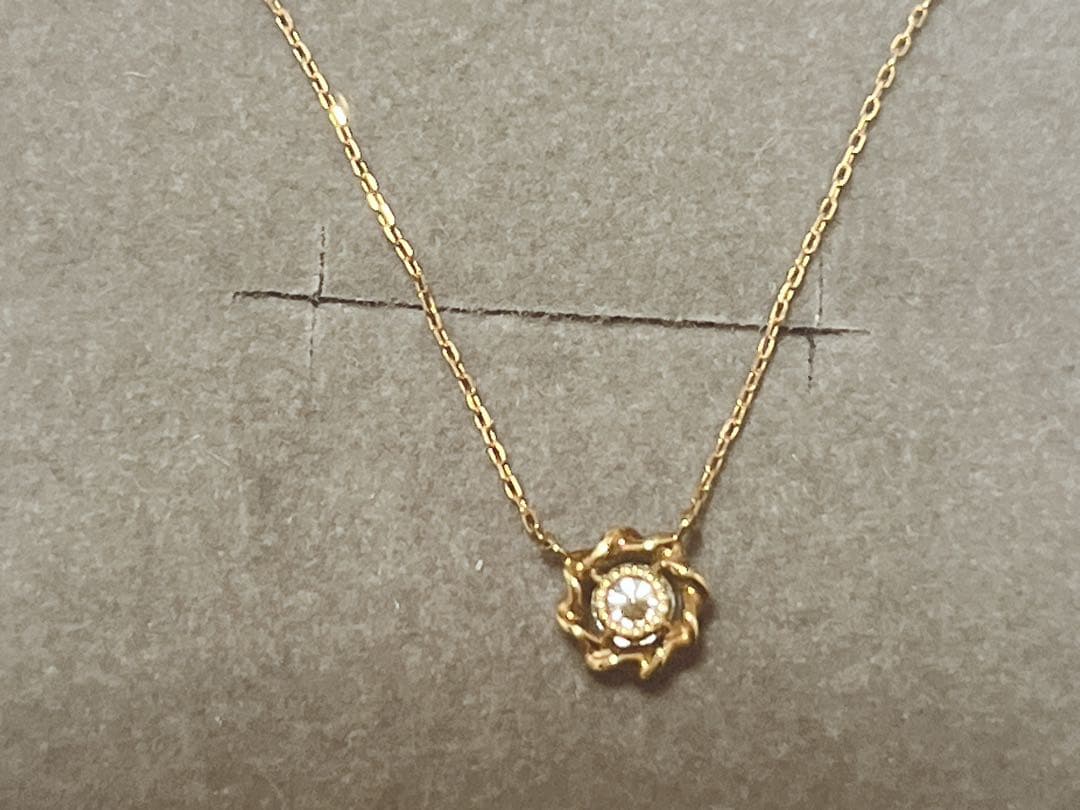 ゴールド18kダイヤネックレス