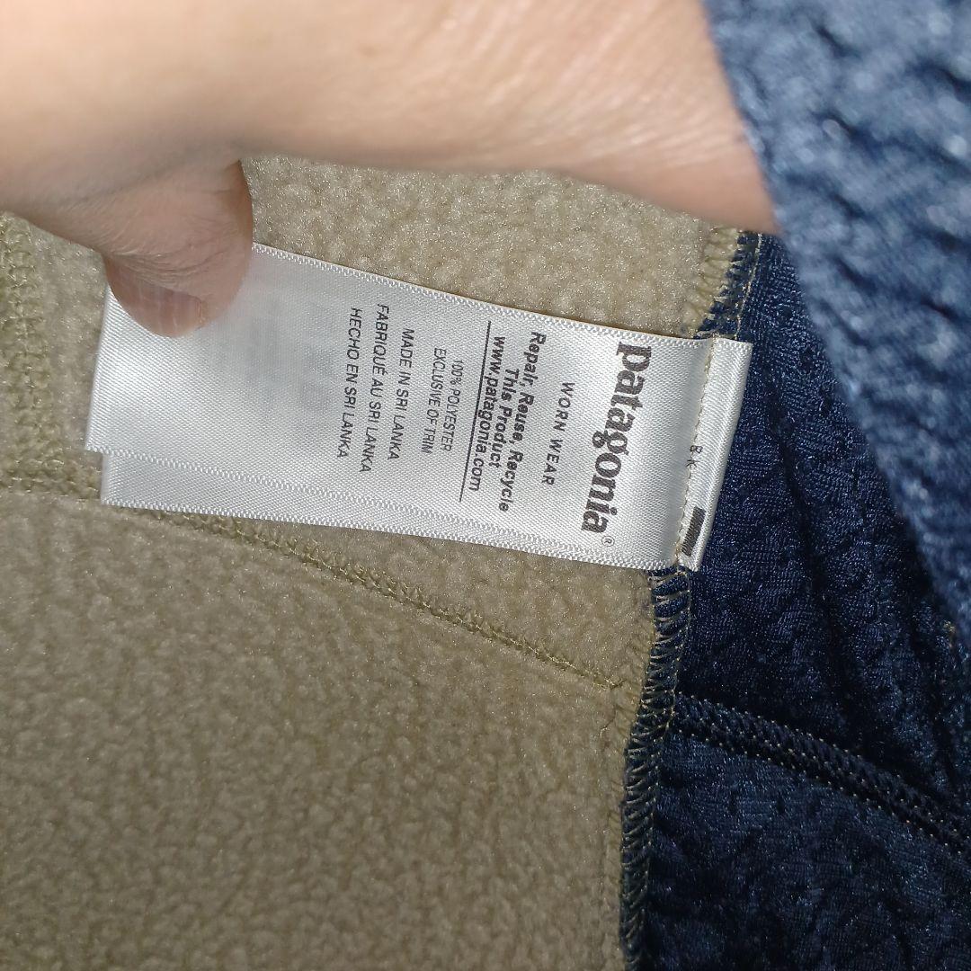 patagonia フリースベスト M クリーム色