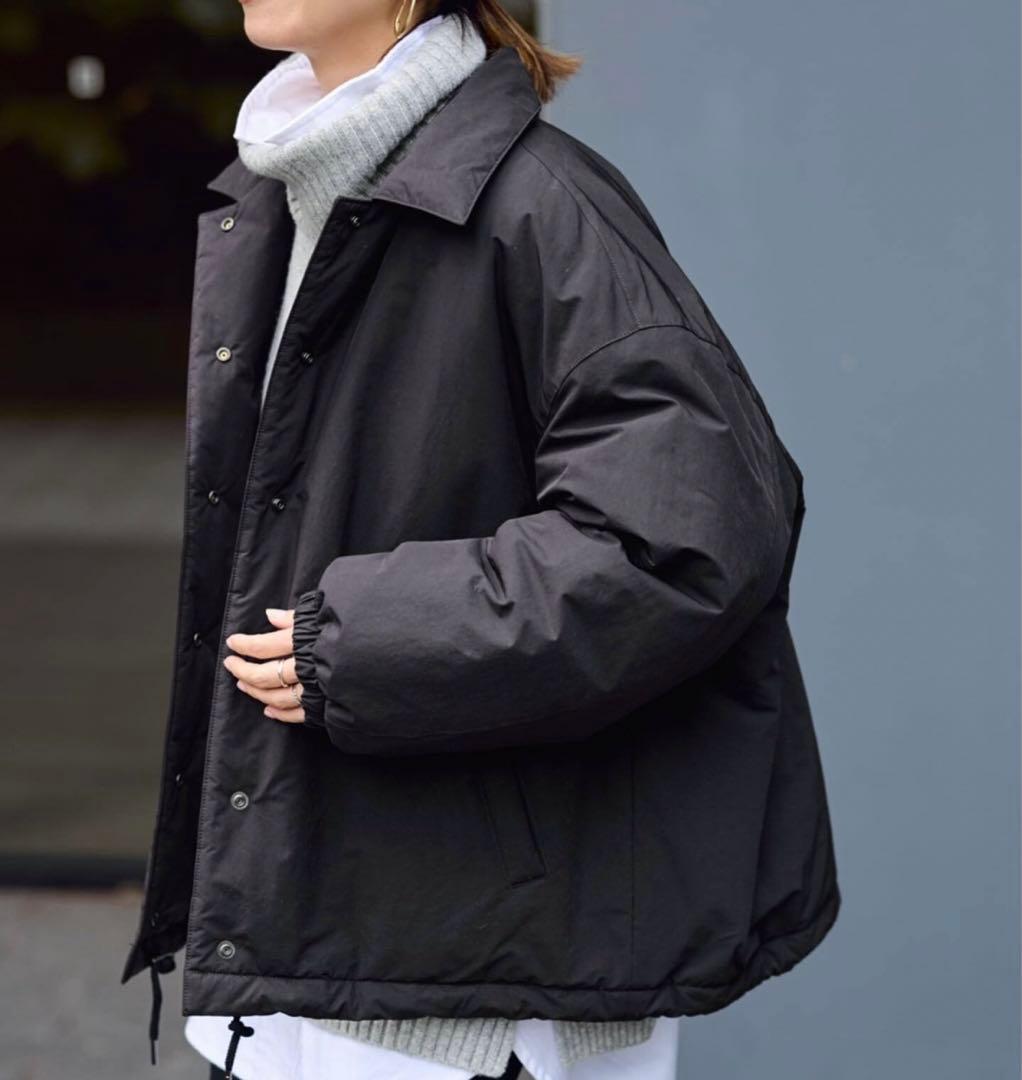 最終値下　FRAMeWORK 撥水防風ポンチョコート　ブラック　36