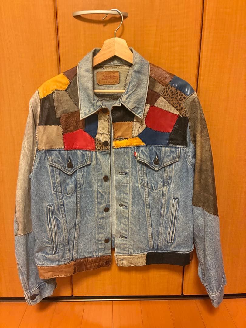 Levi's 80s-90s 70506-0214 レザーパッチリメイク