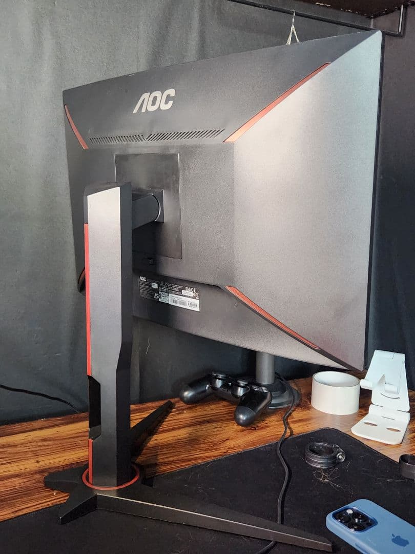 AOC 湾曲モニター 23.6インチ 144Hz