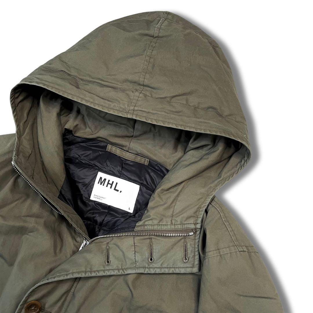 希少✨MHL. エムエイチエル ダウンジャケット モッズコート フード 極暖
