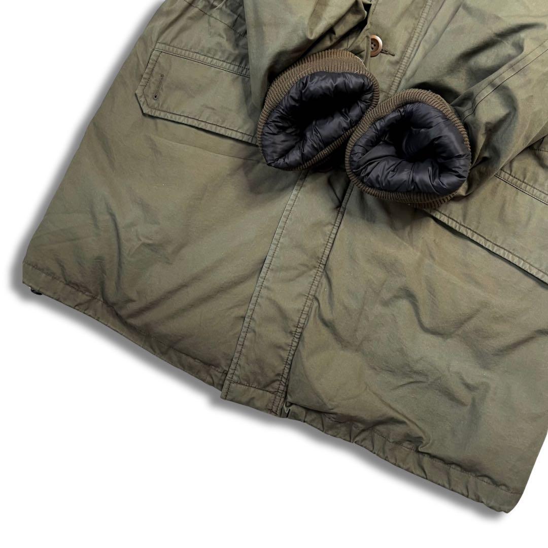 希少✨MHL. エムエイチエル ダウンジャケット モッズコート フード 極暖