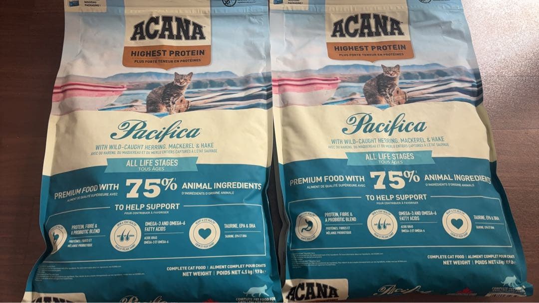 ACANA (アカナ) キャットフード パシフィカキャット（2袋）