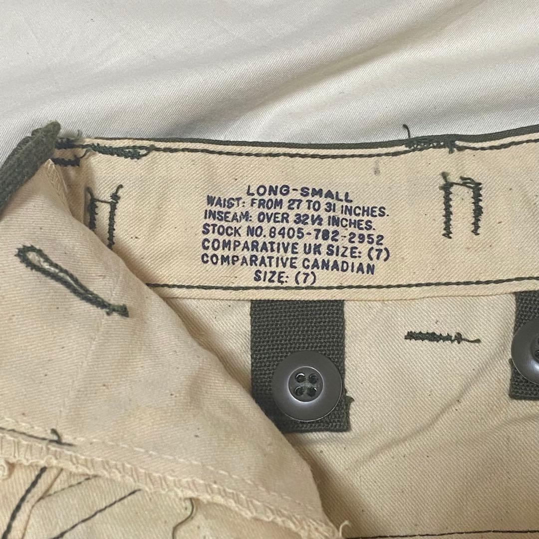 【デッドストック】60’s U.S.ARMY M-65フィールドパンツ m-51