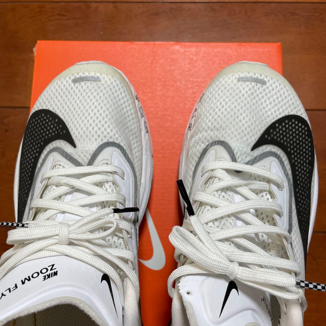 NIKE Zoom Fly 6 ホワイト/ブラック 26.0cm