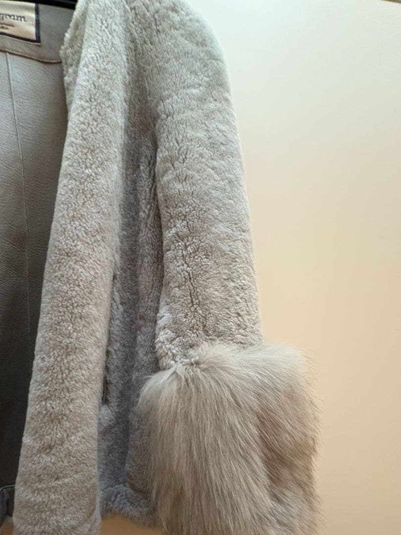 グレースコンチネンタル　diagramムートンフォクスブルゾン