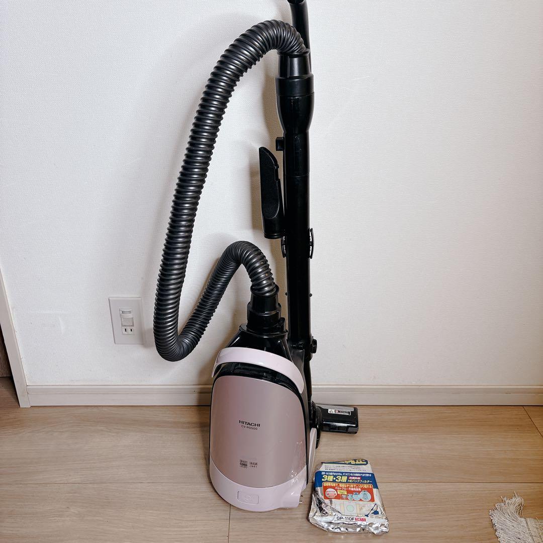 日立　紙パック式クリーナー　かるパック CV-PD500 キャニスター　掃除機