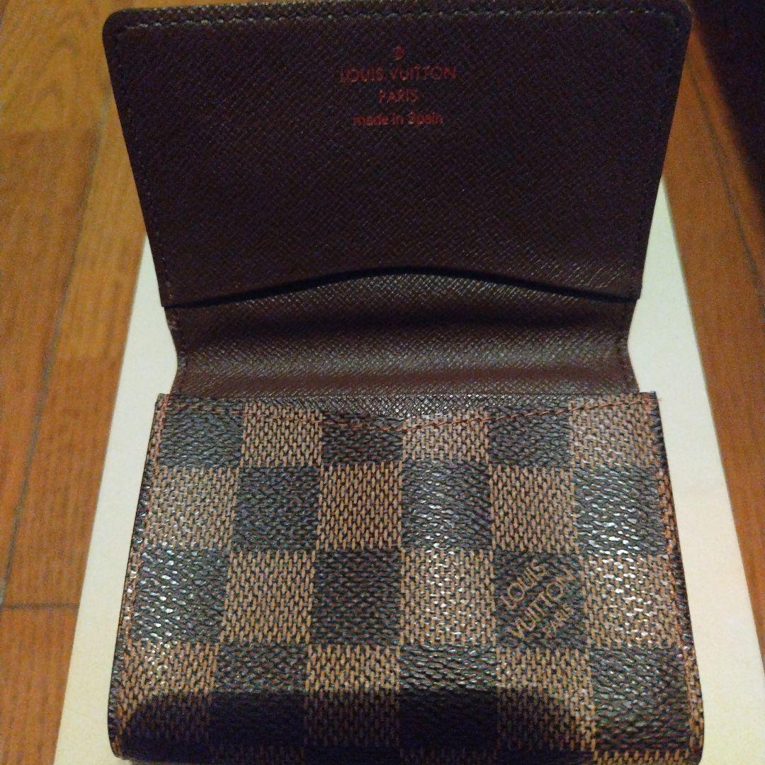 【LOUIS VUITTON】 ダミエ 名刺入れ カードケース