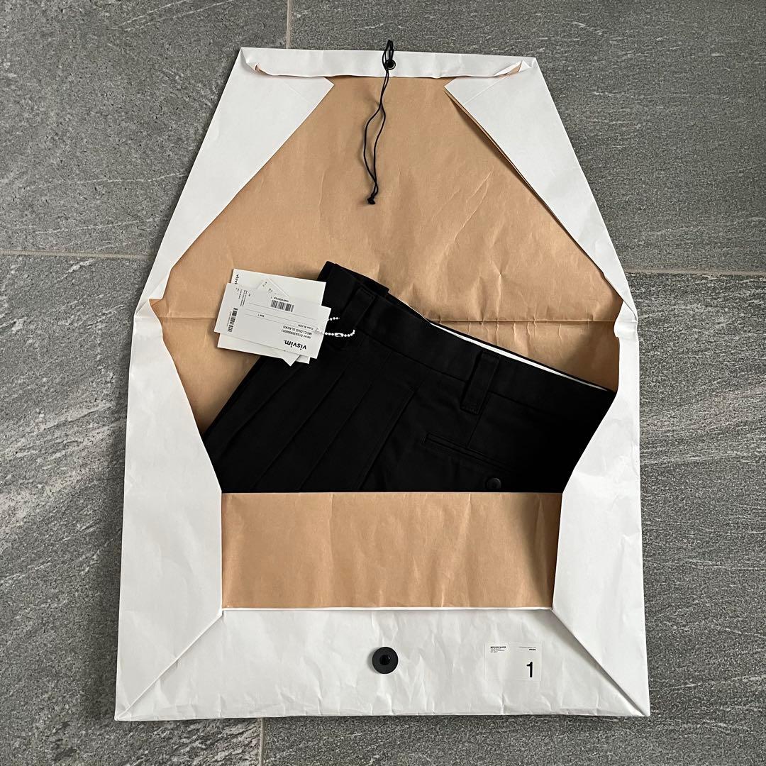 パンツ visvim MCCLOUD SLACKS BLACK