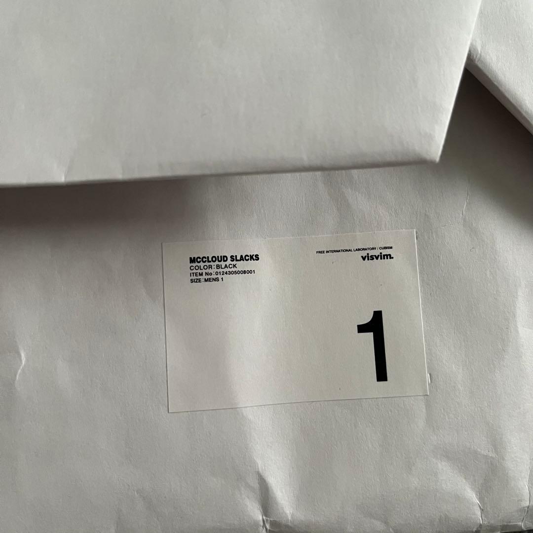 パンツ visvim MCCLOUD SLACKS BLACK