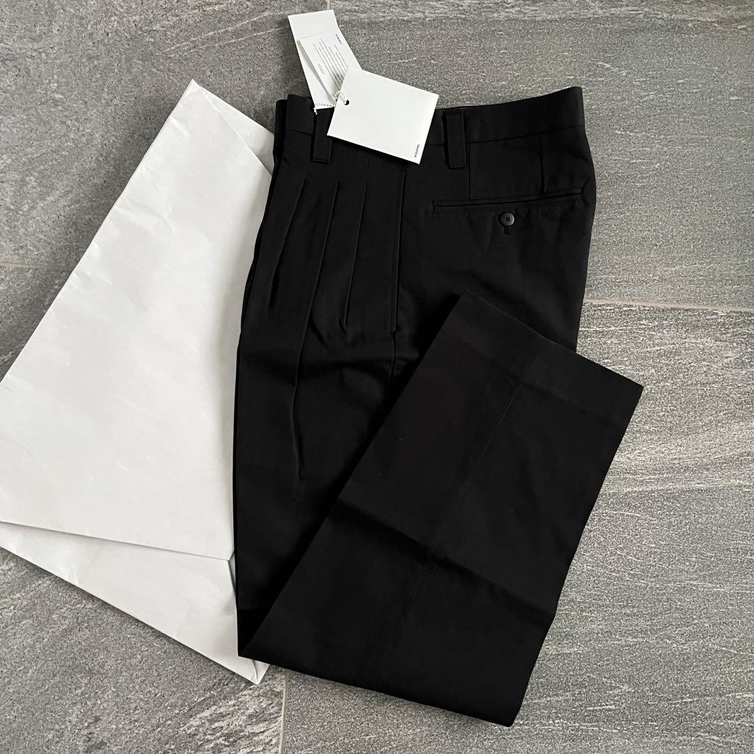 パンツ visvim MCCLOUD SLACKS BLACK