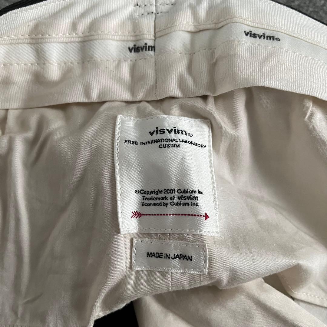 パンツ visvim MCCLOUD SLACKS BLACK